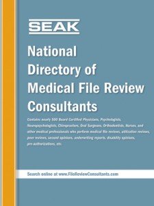 Medical File Review Consultants Directory