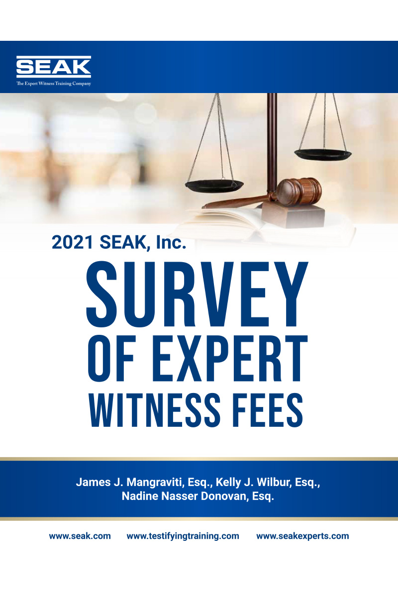 2021 Survey of Expert Witness Fees